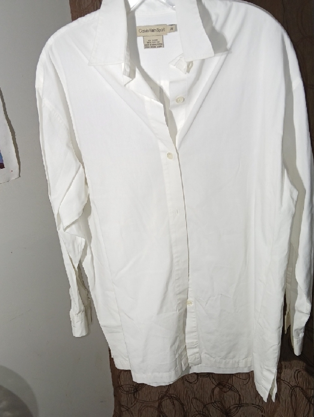 Calvin Klein White Women's Button-Down Shirt